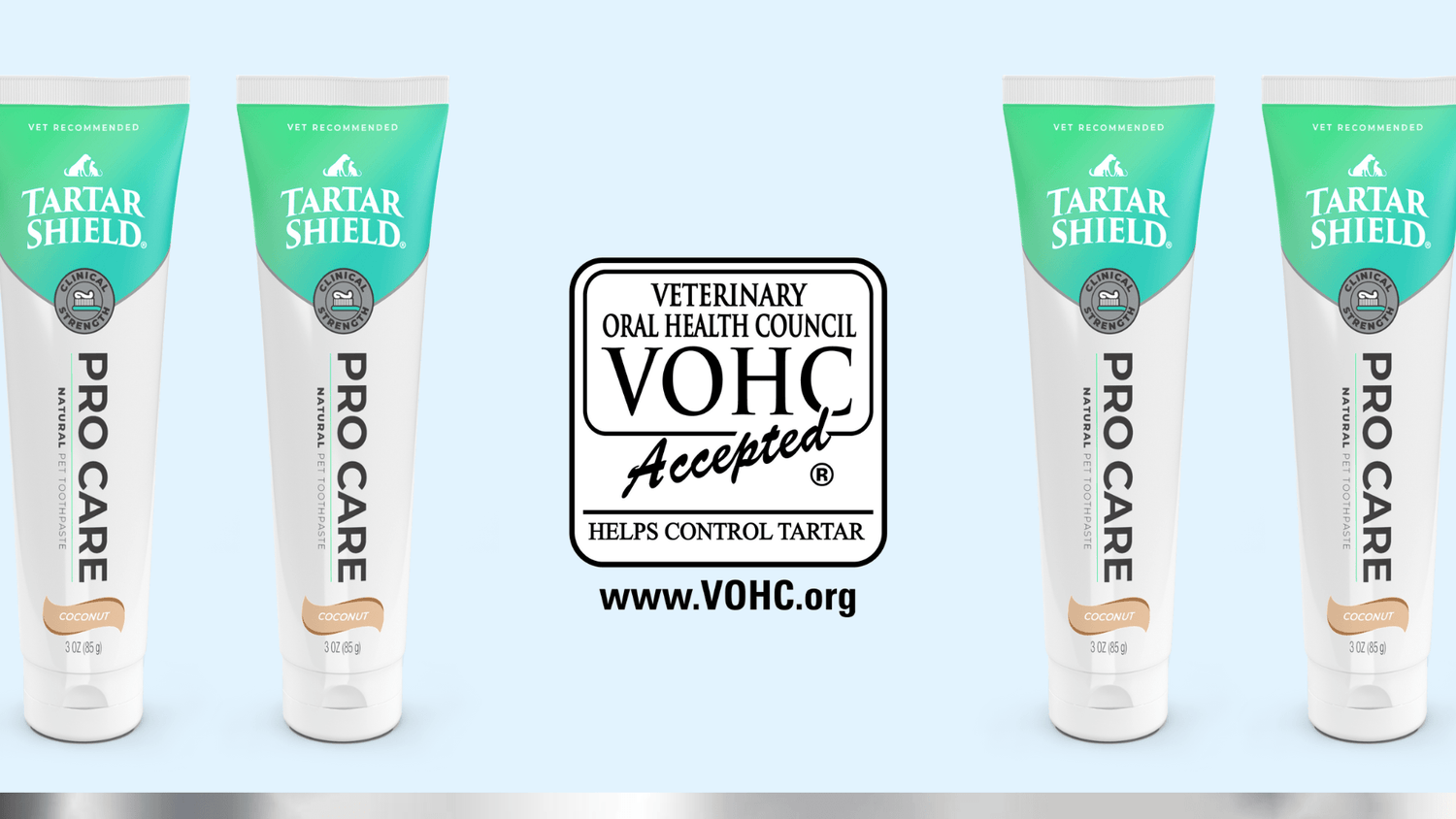 Tartar Shield® Natural Pet Toothpaste Granted VOHC® Seal of Acceptance