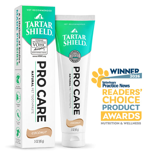 Tartar Shield® Pro Care Natural Pet Toothpaste Named a Winner in the 2026 Veterinary Practice News Readers' Choice Product Awards