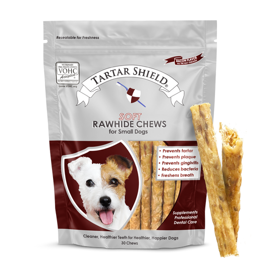 Soft Rawhide Chews for Small Dogs (30 count)