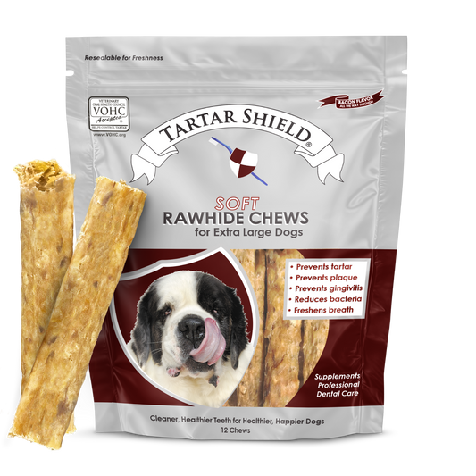 Soft Rawhide Chews for Extra Large Dogs (12 count)